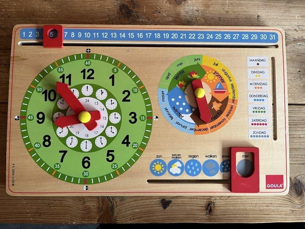 Houten kalender, Ophalen, Gebruikt