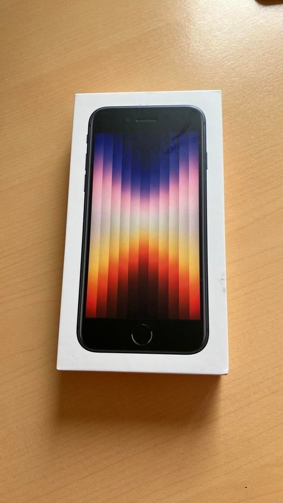 iPhone SE Midnight, Telecommunicatie, Mobiele telefoons | Apple iPhone, Ophalen, 128 GB, Zwart, Zo goed als nieuw