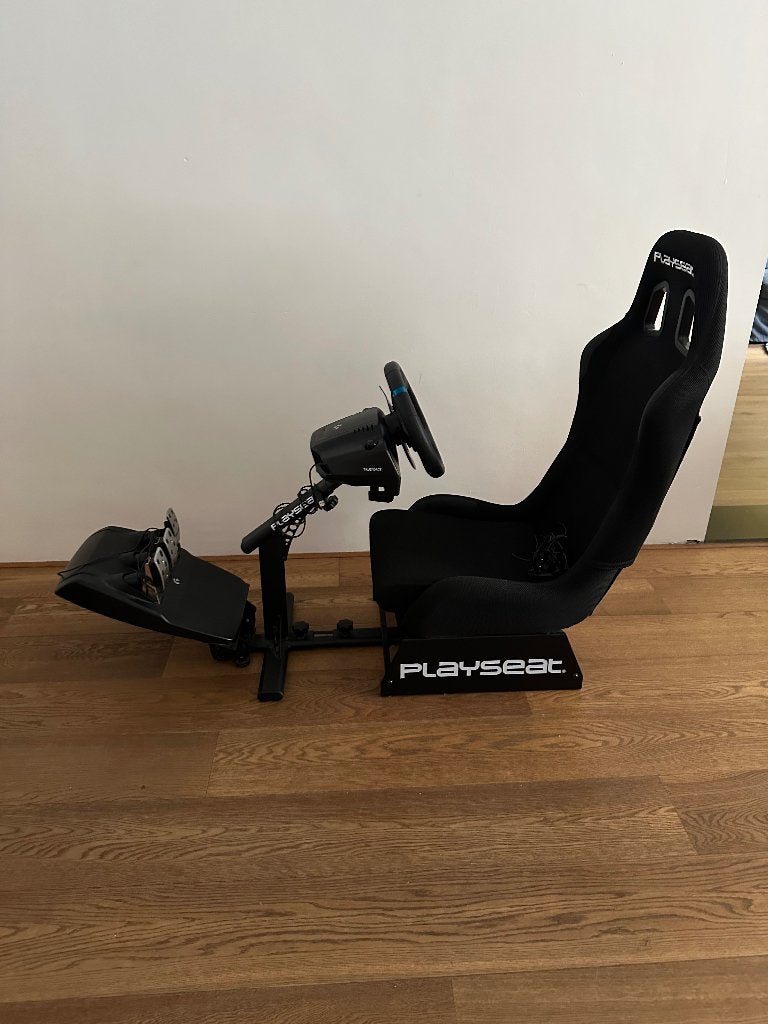 Playseat met stuur en pedalen, Spelcomputers en Games, Spelcomputers | Sony PlayStation Consoles | Accessoires, Ophalen, Gebruikt