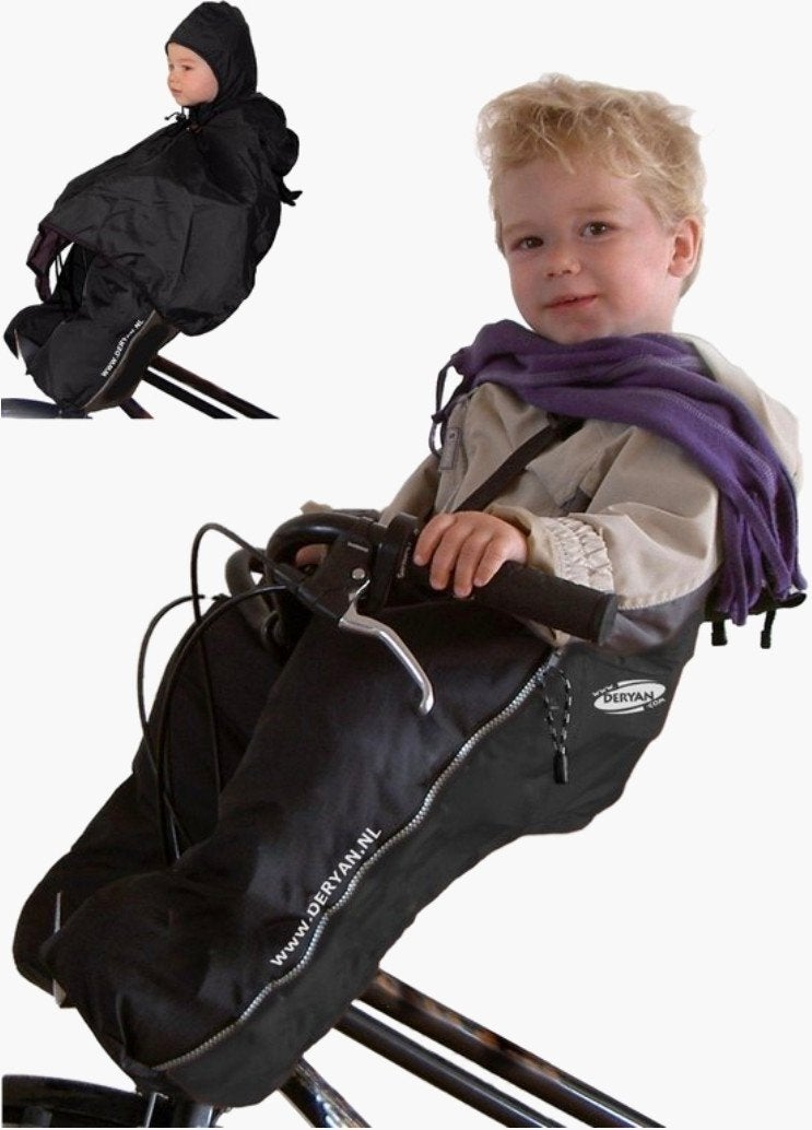 Deryan Voetenzak Bike-a-way Mini zwart, Gebruikt, Overige maten, Ophalen of Verzenden, Kinderen