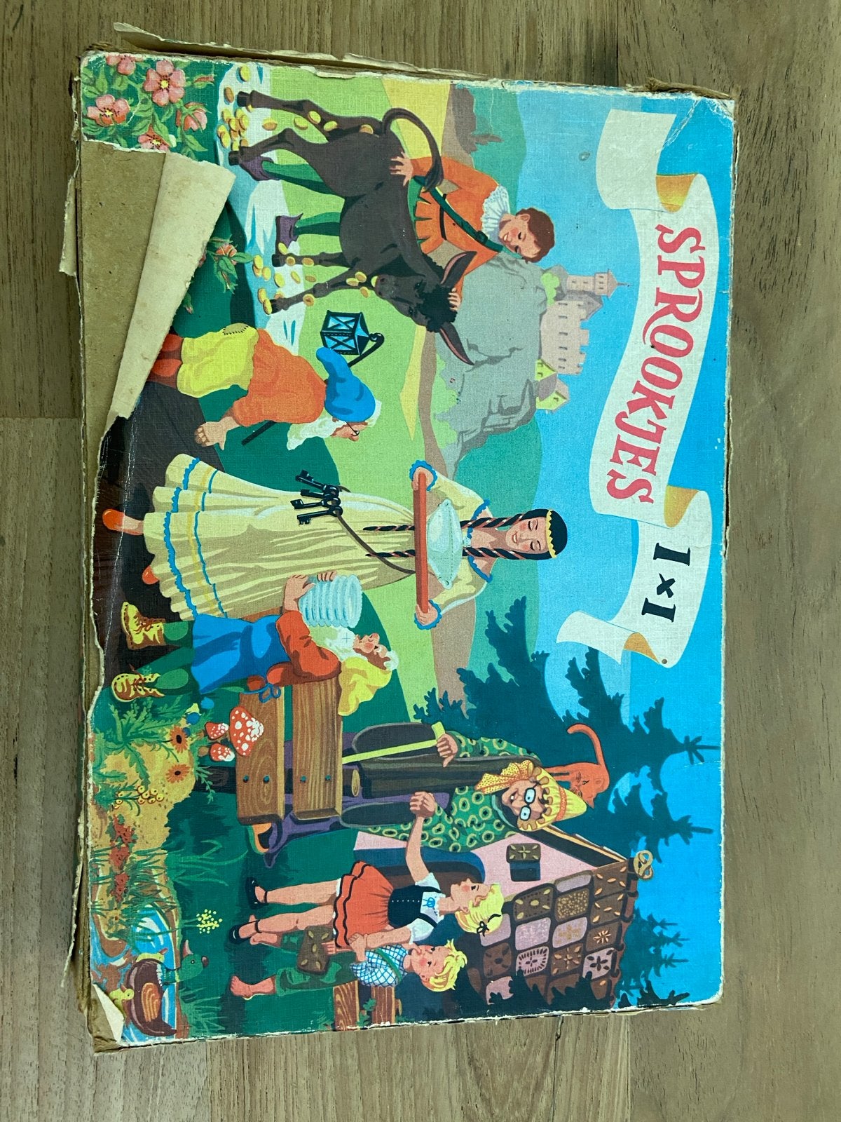 Vintage Sprookjes 1x1 Rekenspel - Educatief Bordspel, Boeken, Ophalen of Verzenden, Gelezen