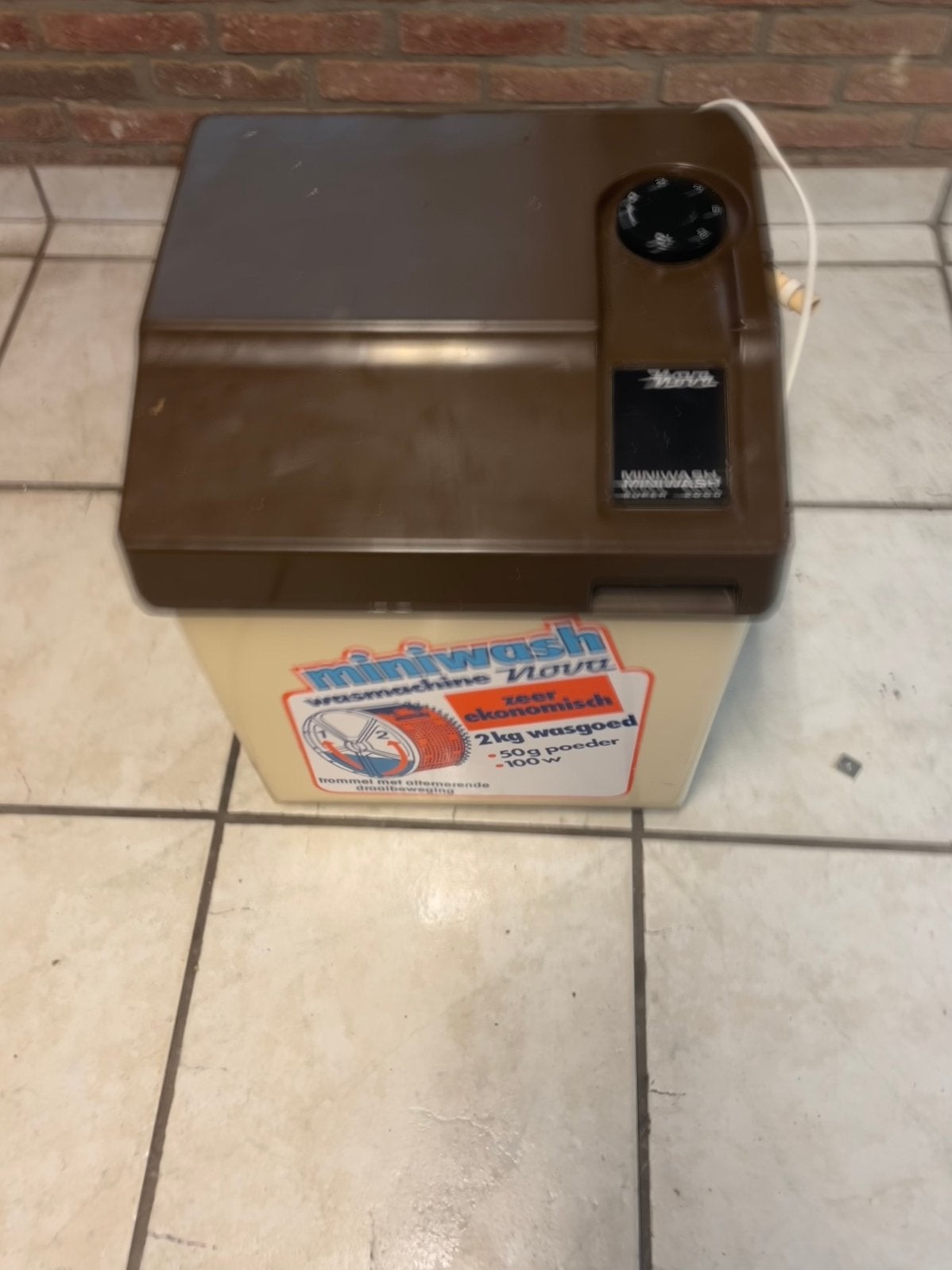 Miniewasmachine, Ophalen of Verzenden, Zo goed als nieuw
