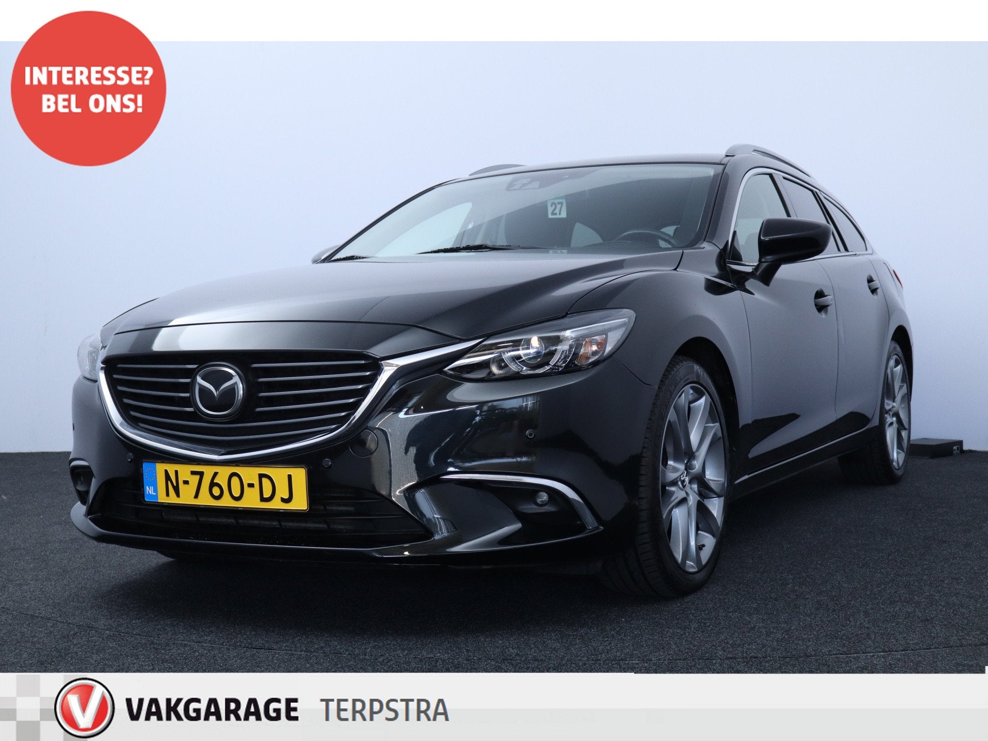 Mazda 6 Sportbreak 2.2D SkyActiv-D 175 GT-M /AUTOMAAT! /HUD!, 730 kg, Gebruikt, Euro 6, 4 cilinders