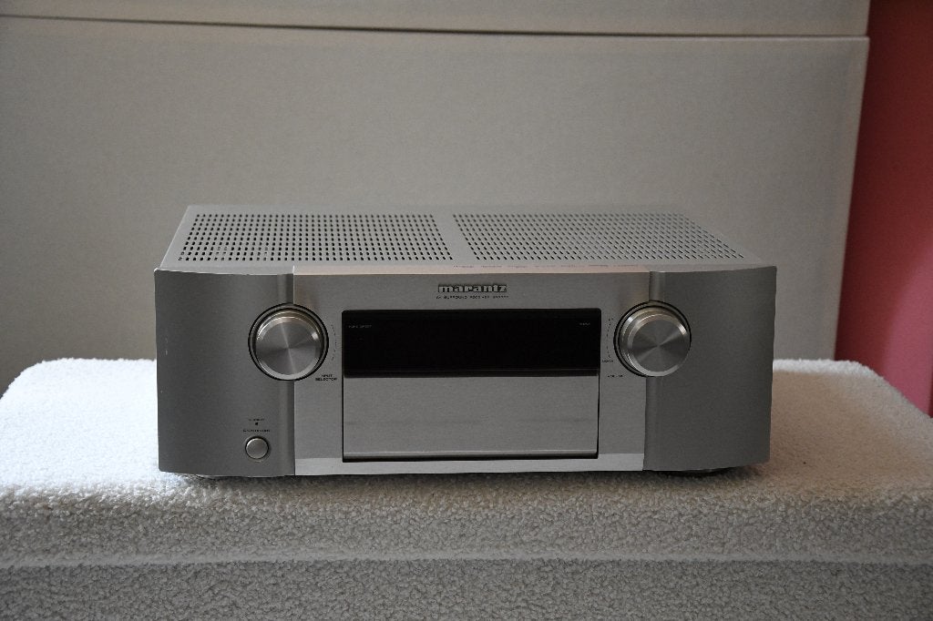 Marantz SR6005 7.1 AV Receiver – Zilver, Gebruikt, 60 tot 120 watt, Ophalen, Marantz