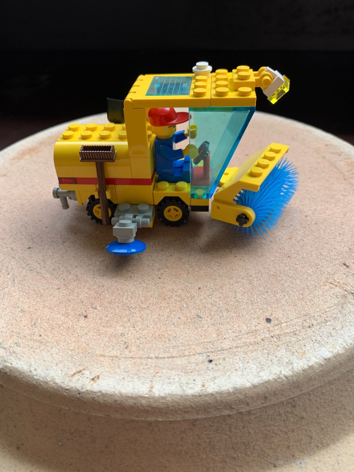 Lego 6649 Veegwagen met minifiguur en instructies, Ophalen of Verzenden, Gebruikt