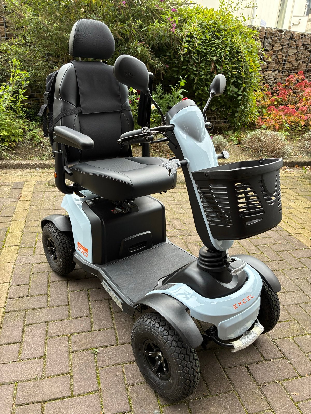 Nieuwe Scootmobiel Galaxy compact 2 4w evo accu stabiel, Ophalen, Excel, Nieuw, 36 t/m 45 km