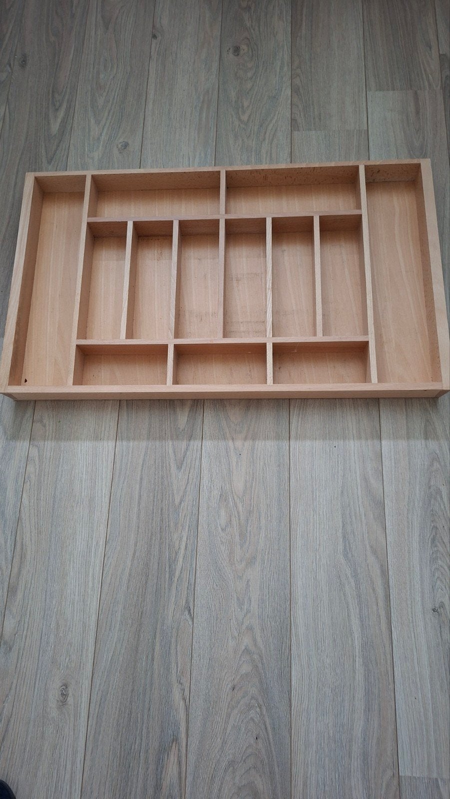 degelijke houten bestekbak voor een 90 cm lade, Ophalen of Verzenden, Zo goed als nieuw, Hout
