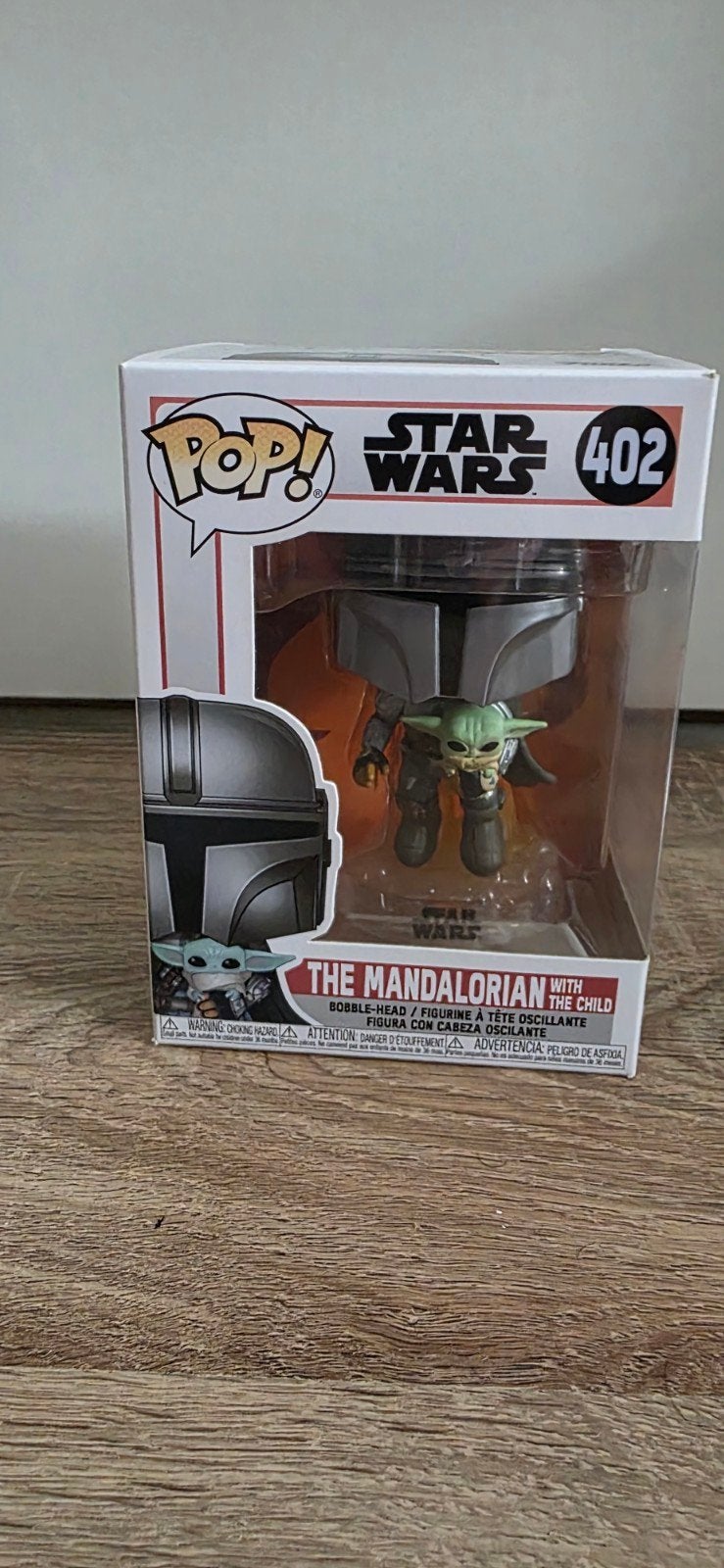 Funko Pop! Star Wars: The Mandalorian with The Child #402, Ophalen of Verzenden, Zo goed als nieuw