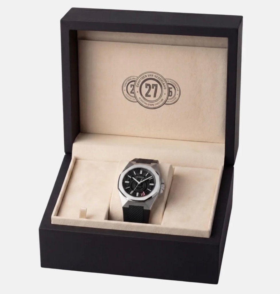GASSAN x PSV Limited Edition Horloge te koop, Sieraden, Tassen en Uiterlijk, Ophalen of Verzenden, Leer, Overige merken