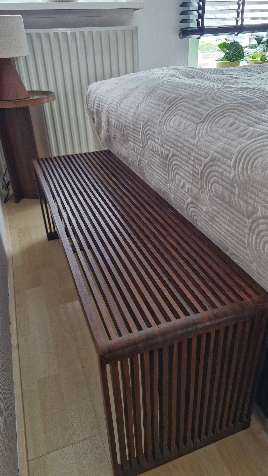 Intratuin houten bankje dupe HK LIVING, Ophalen, Zo goed als nieuw