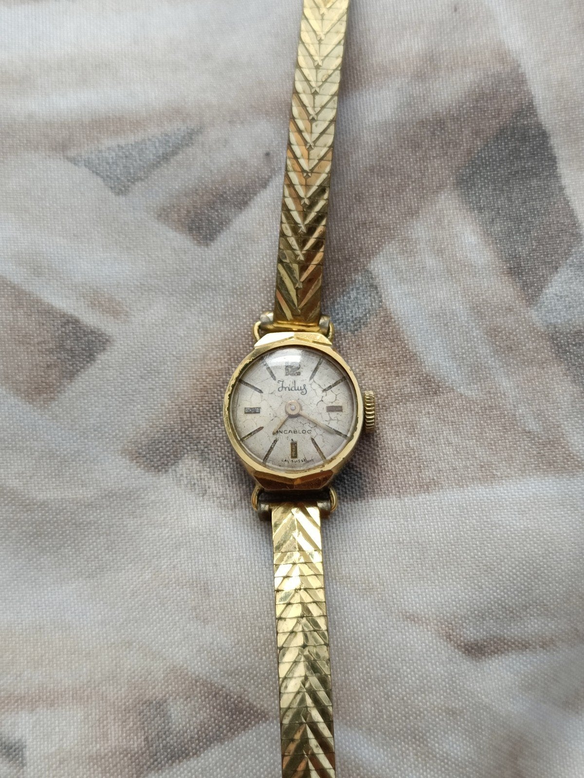 Vintage Indys dameshorloge, 17 Rubis Incabloc mechanisch., Ophalen of Verzenden, Polshorloge, Overige merken