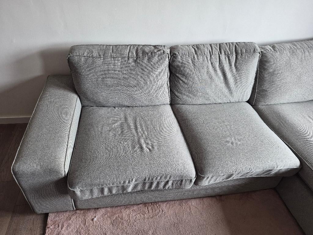 Bank, Huis en Inrichting, Banken | Bankstellen, Ophalen, 250 tot 300 cm, Gebruikt, Stof