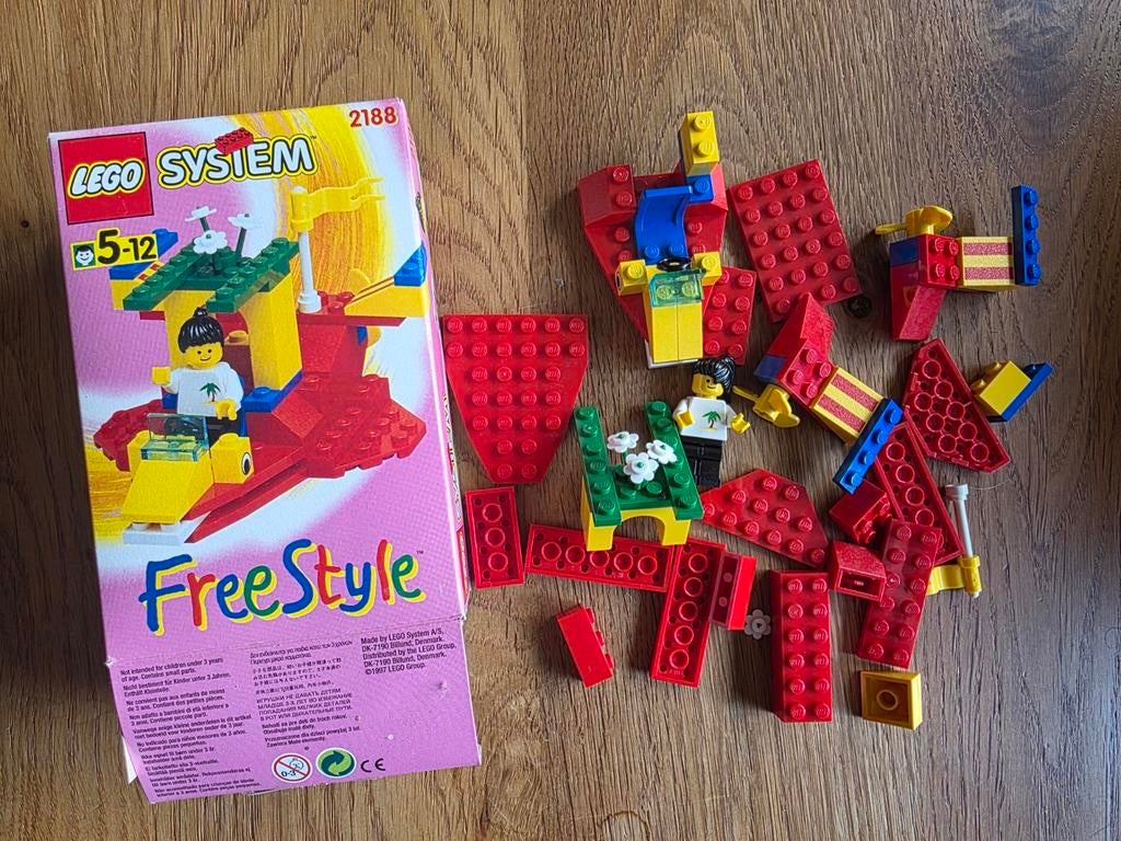 Lego Freestyle 2188 met doos en diverse onderdelen, Gebruikt, Overige thema's, Lego, Ophalen of Verzenden