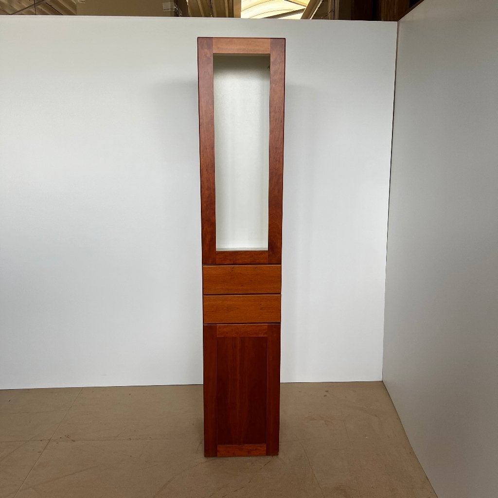 Hoge Kolomkast met lades (Kersenkleur) | 181x35x32 cm, Huis en Inrichting, Ophalen, Nieuw