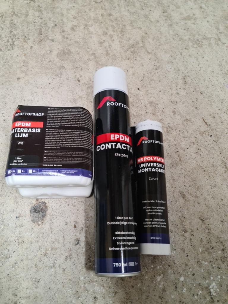 EPDM Contactlijm, Waterbasis Lijm & MS Polymeer Kit, Doe-het-zelf en Verbouw, Overige Doe-het-zelf en Verbouw, Nieuw, Ophalen of Verzenden