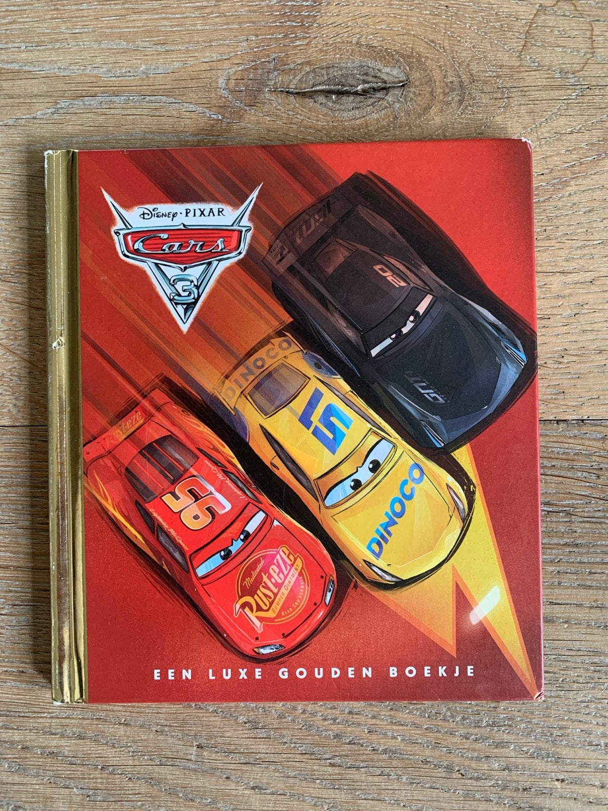 Disney Pixar Cars 3 Luxe Gouden Boekje, Ophalen of Verzenden, Zo goed als nieuw, Fictie algemeen