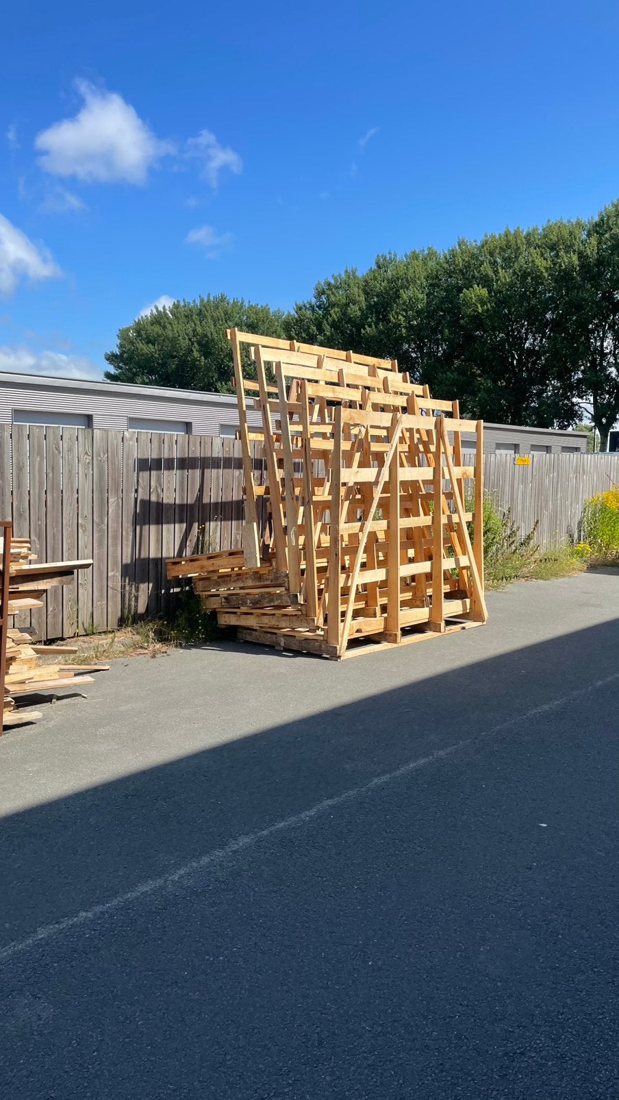 pallets plus op maat gesneden pallets, Minder dan 3 m³, Ophalen of Verzenden