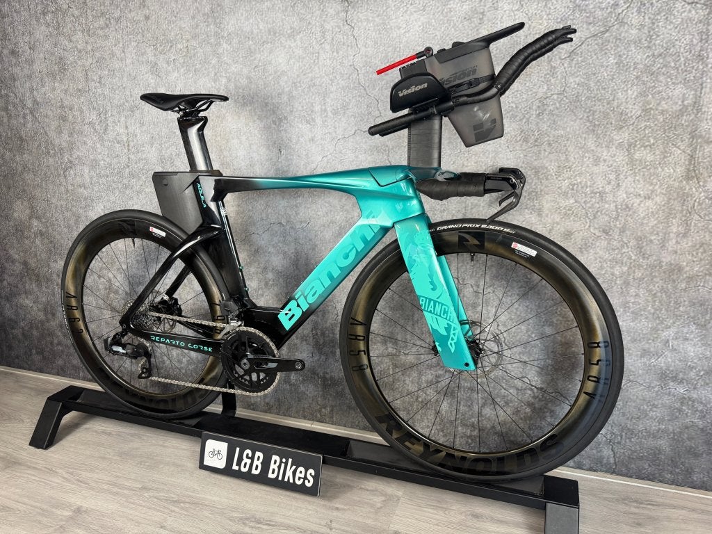 Bianchi Aquila Triatlon TT Sram Rival AXS 2x12 Powermeter, Carbon, Heren, Bianchi, Ophalen of Verzenden