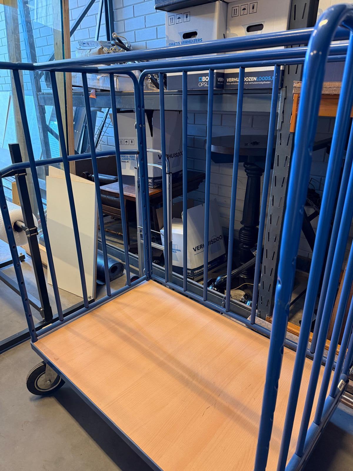 Transport kar/magazijn kar, 100 liter of meer, Ophalen, Zo goed als nieuw, Transportkar