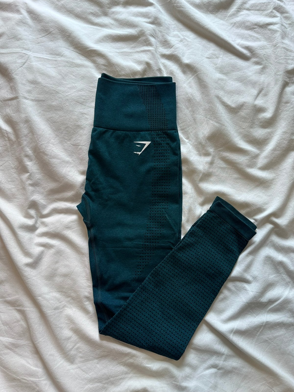 Gymshark legging, Kleding | Dames, Ophalen of Verzenden, Maat 36 (S), Groen, Fitness of Aerobics