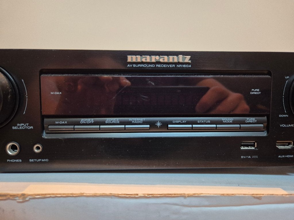 Marantz NR1604 AV-surroundreceiver, Marantz, Ophalen of Verzenden, 120 watt of meer, Gebruikt