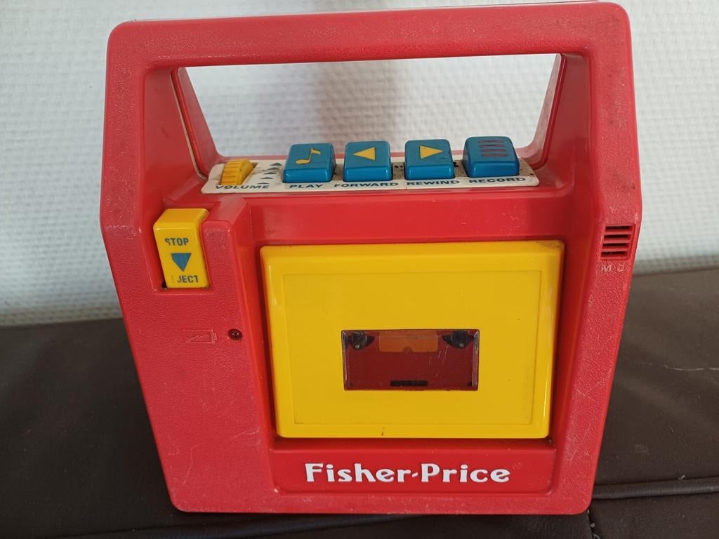 Fisher-Price Cassette Recorder - Vintage Speelgoed, Ophalen of Verzenden, Enkel, Overige merken