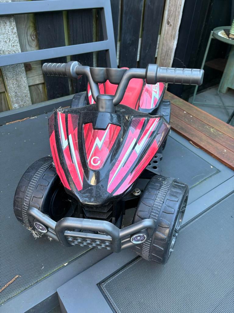 Elektrische Kinder Quad - Rood/Zwart, Ophalen, Gebruikt