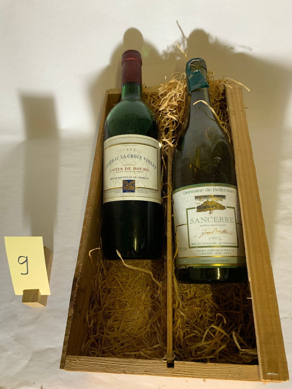 Vintage Franse Wijnen: Château La Croix Violet & Sancerre, Ophalen of Verzenden, Gebruikt, Frankrijk, Rode wijn
