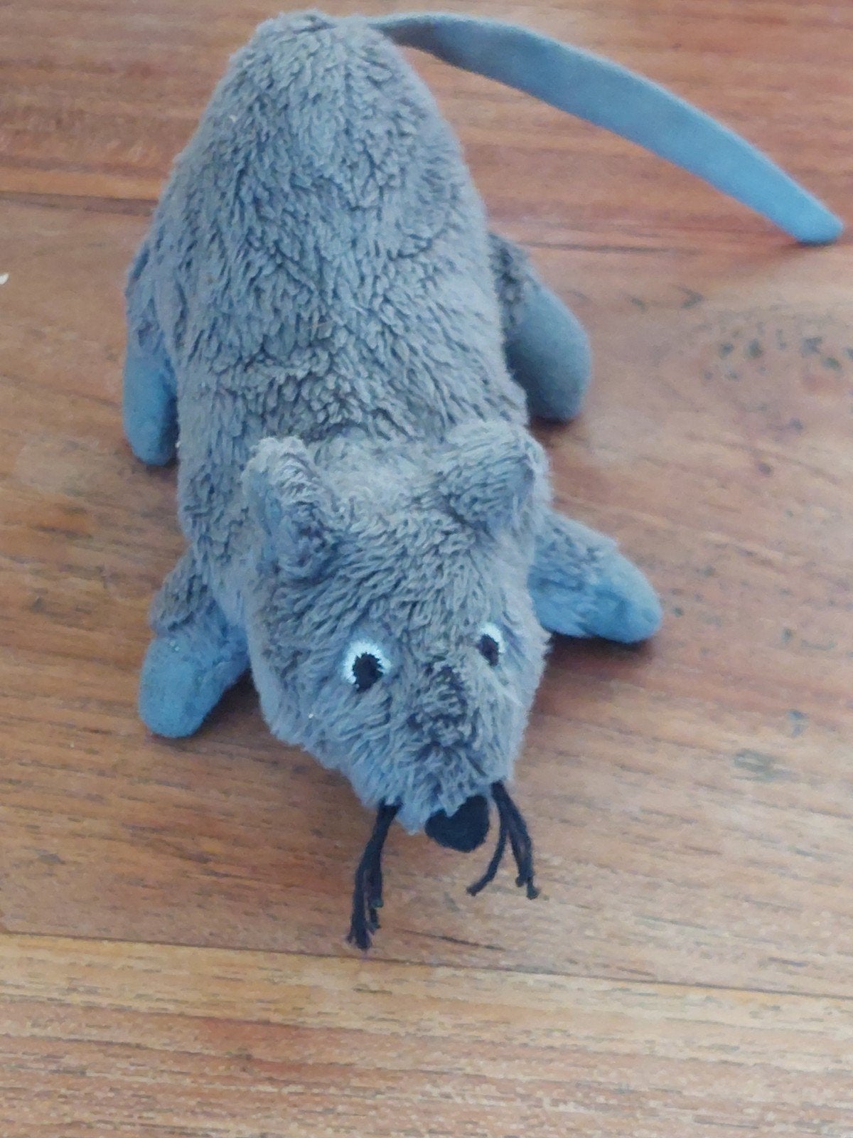 Ikea Grijze pluche rat knuffel, Kinderen en Baby's, Speelgoed | Knuffels en Pluche, Muis, Grijs, Ophalen of Verzenden, Zo goed als nieuw