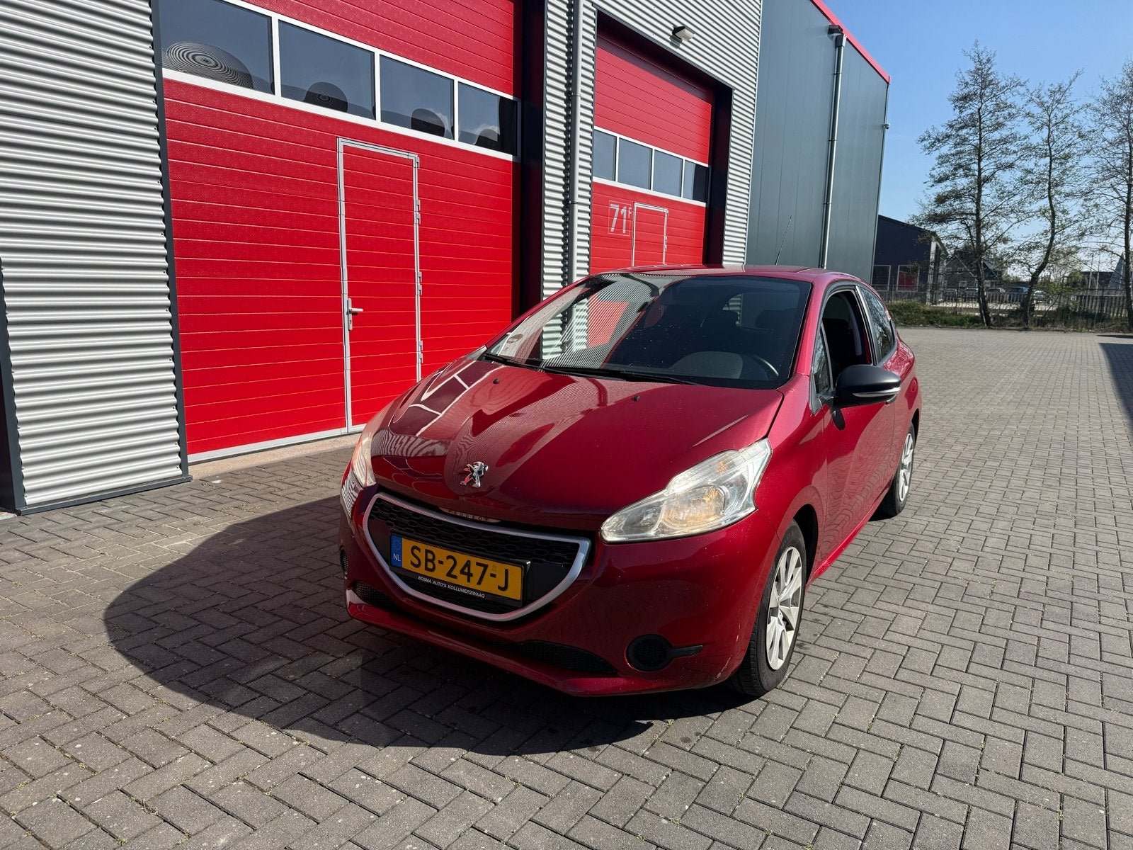Peugeot 208 1.0 VTI 50KW/68PK 3-D 2014 Rood, Voorwielaandrijving, 450 kg, 31 €/maand, Bedrijf