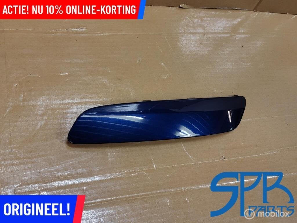 BUMPER SIERLIJST LINKSVOOR GOLF 5 GTI VARIANT JETTA 5 BLAUW, Auto-onderdelen, Gebruikt, VOLKSWAGEN, Volkswagen, Ophalen of Verzenden