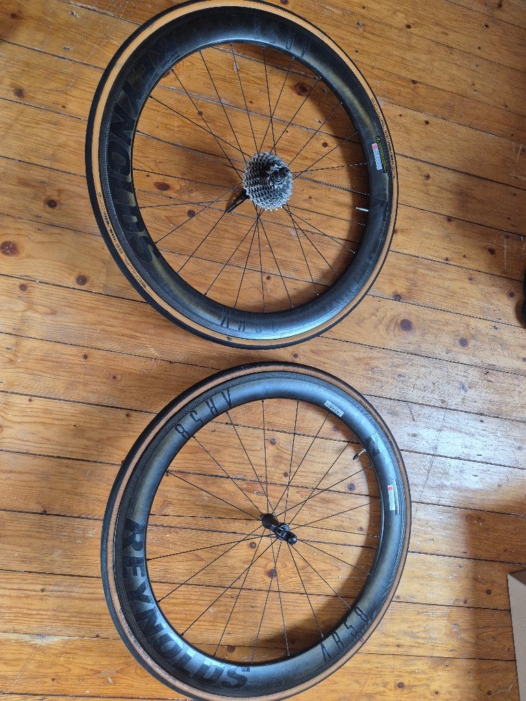 Reynolds AR58 Carbon Wielset (Rimbrake/Velgrem), Reynolds, Racefiets, Carbon, Ophalen