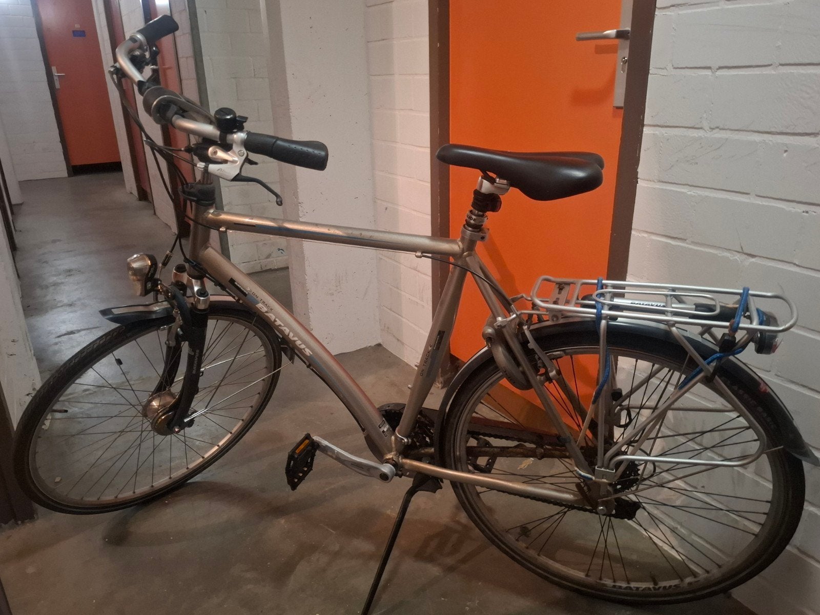 Batavus herenfiets met versnellingen, Ophalen, Gebruikt, Velgrem, Versnellingen