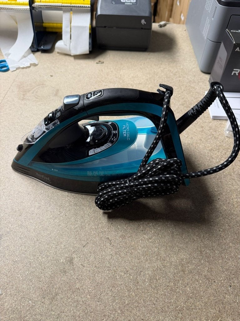 Tefal Ultimate Pure FV9844 - Stoomstrijkijzer | DLS18552, Witgoed en Apparatuur, Strijkijzers en Strijkplanken, Strijkijzer met snoer