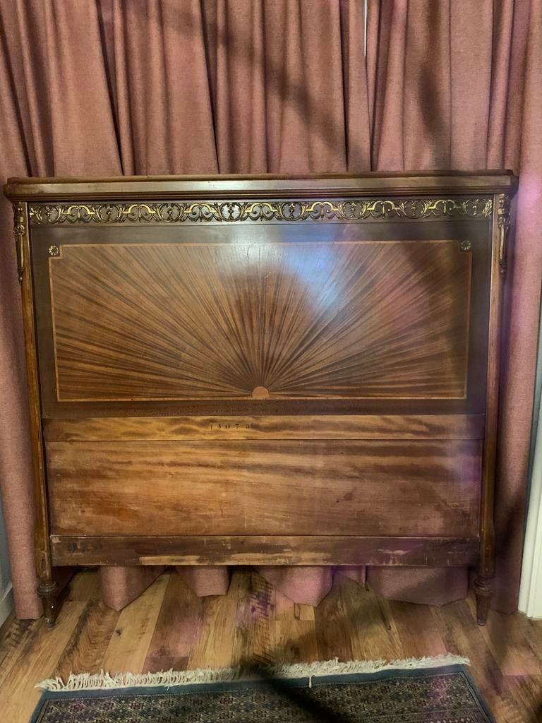Empire bed hoofdbord tegen elk aannemelijk bod, Ophalen of Verzenden, Tweepersoons, Stof, 180 cm