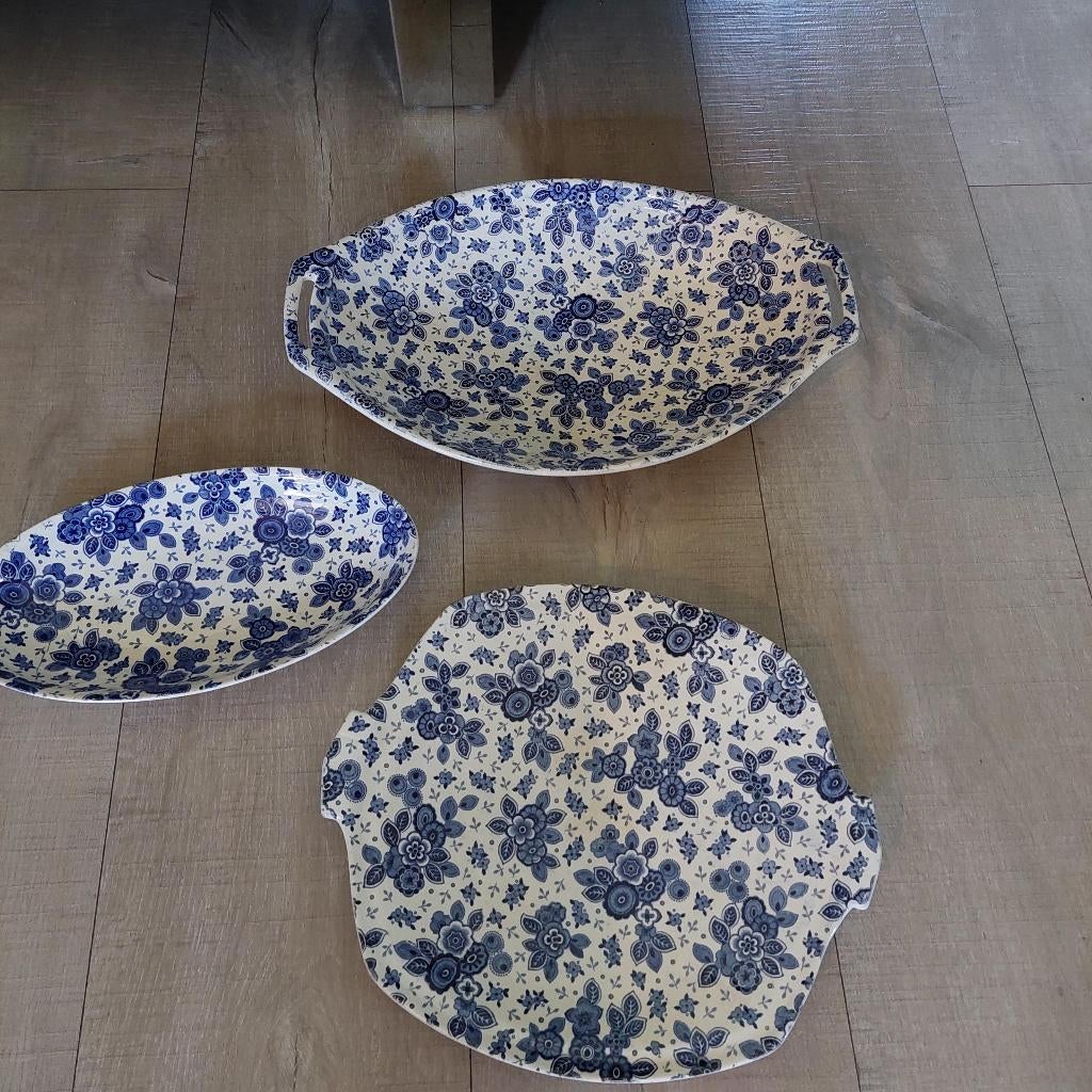 Beatrix servies Maastrichts aardewerk 3 schalen, Antiek en Kunst, Ophalen of Verzenden