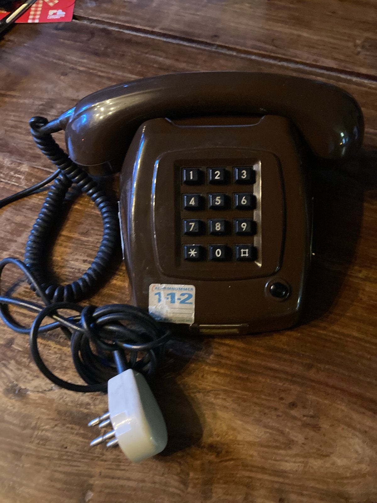 Vintage PTT T65-TDK Ericsson Mocca Telefoon, Ophalen of Verzenden, Gebruikt