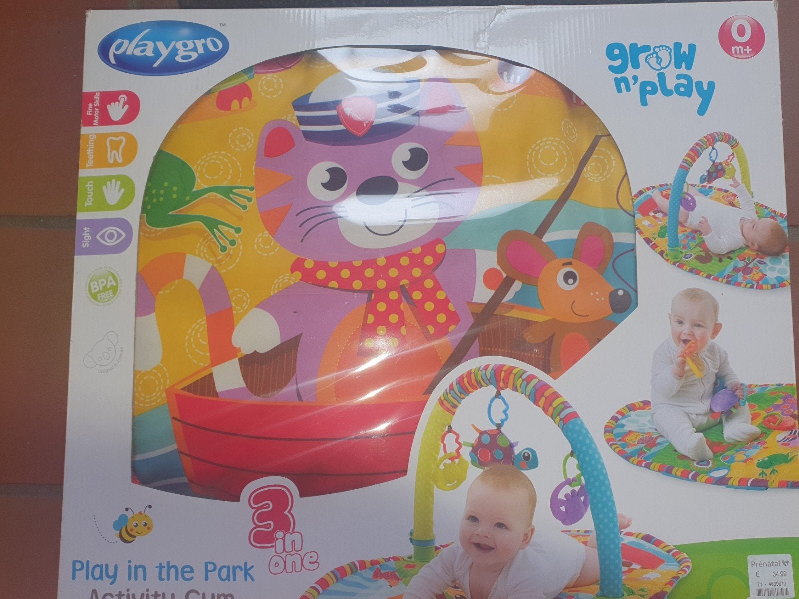 Playgro Grow 'n' Play 3-in-1 Activity Gym - Bijna Nieuw!, Ophalen of Verzenden, Zo goed als nieuw