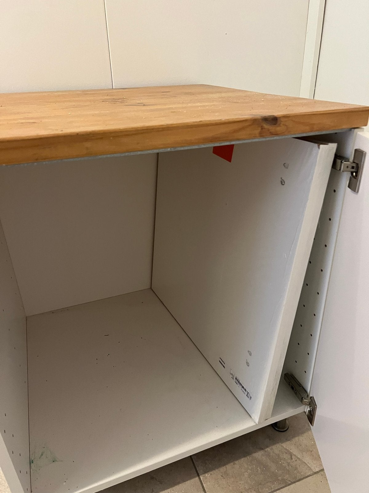 Keukenkastje met houten blad, Huis en Inrichting, Keuken | Keukenelementen, Gebruikt, Minder dan 100 cm, 50 tot 100 cm, 50 tot 75 cm