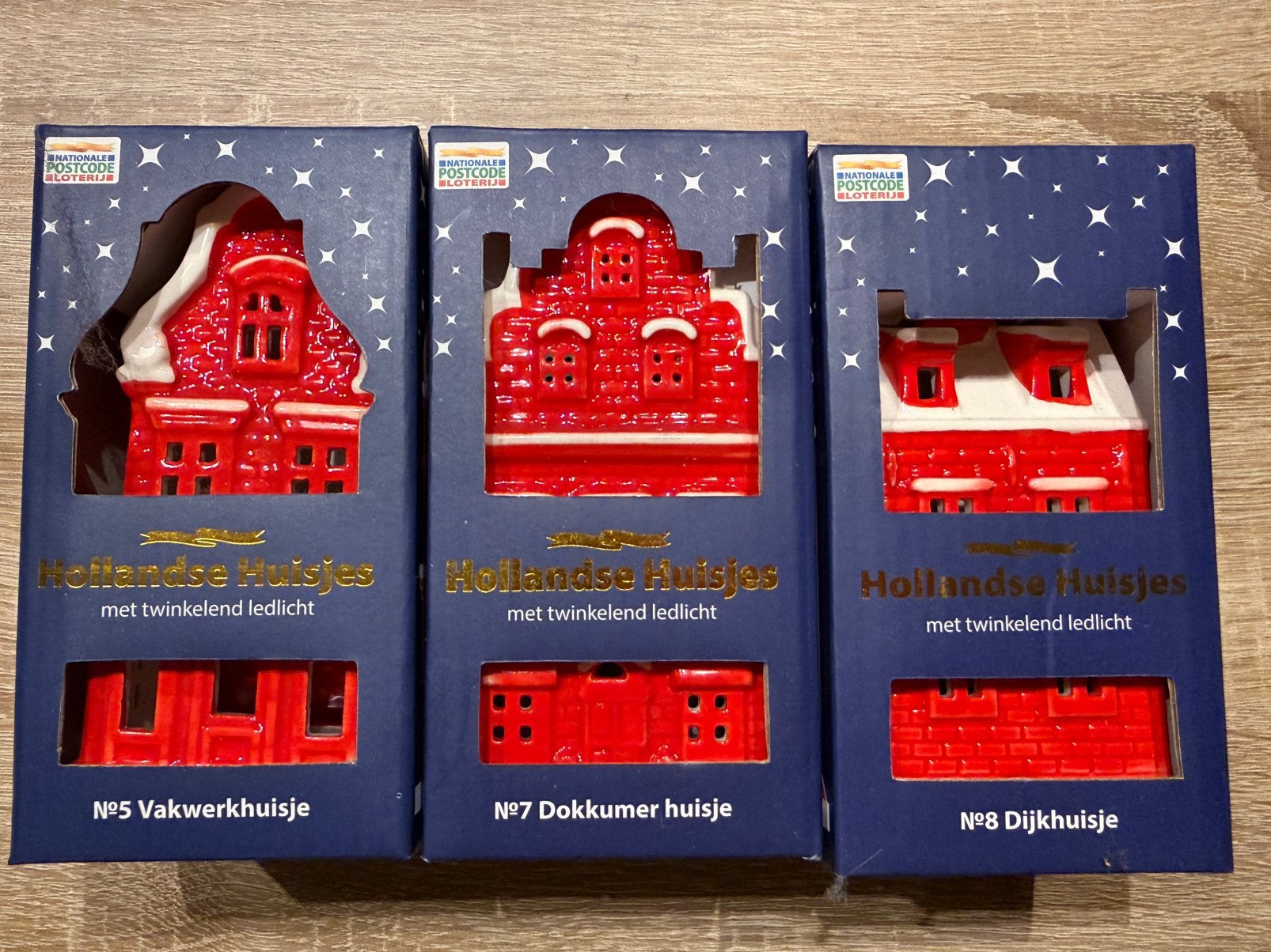 Postocdeloterij huisjes, Ophalen of Verzenden, Zo goed als nieuw