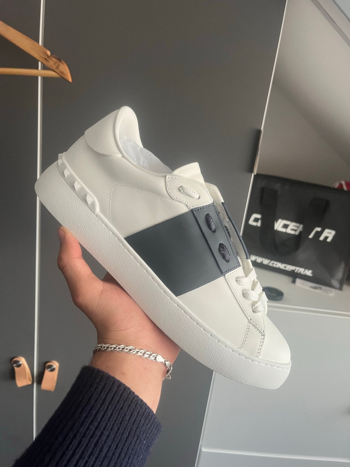 Valentino open sneaker, Ophalen of Verzenden, Nieuw, Wit, Sneakers of Gympen