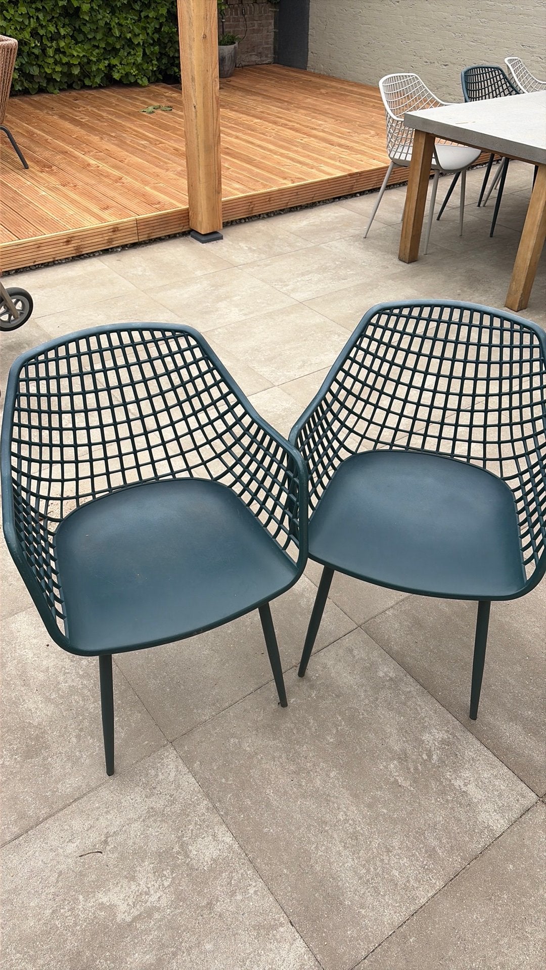 Webbing stoelen kwantum, Ophalen, Gebruikt, Kunststof
