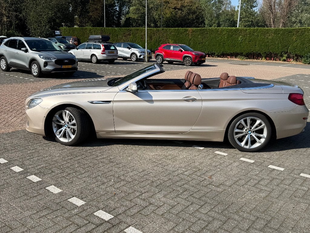 BMW 6-Serie 640I Cabrio 3.0 235KW Aut8 2011 twin turbo, Auto's, Dealer onderhouden, Achterwielaandrijving, Overige kleuren, Cabriolet