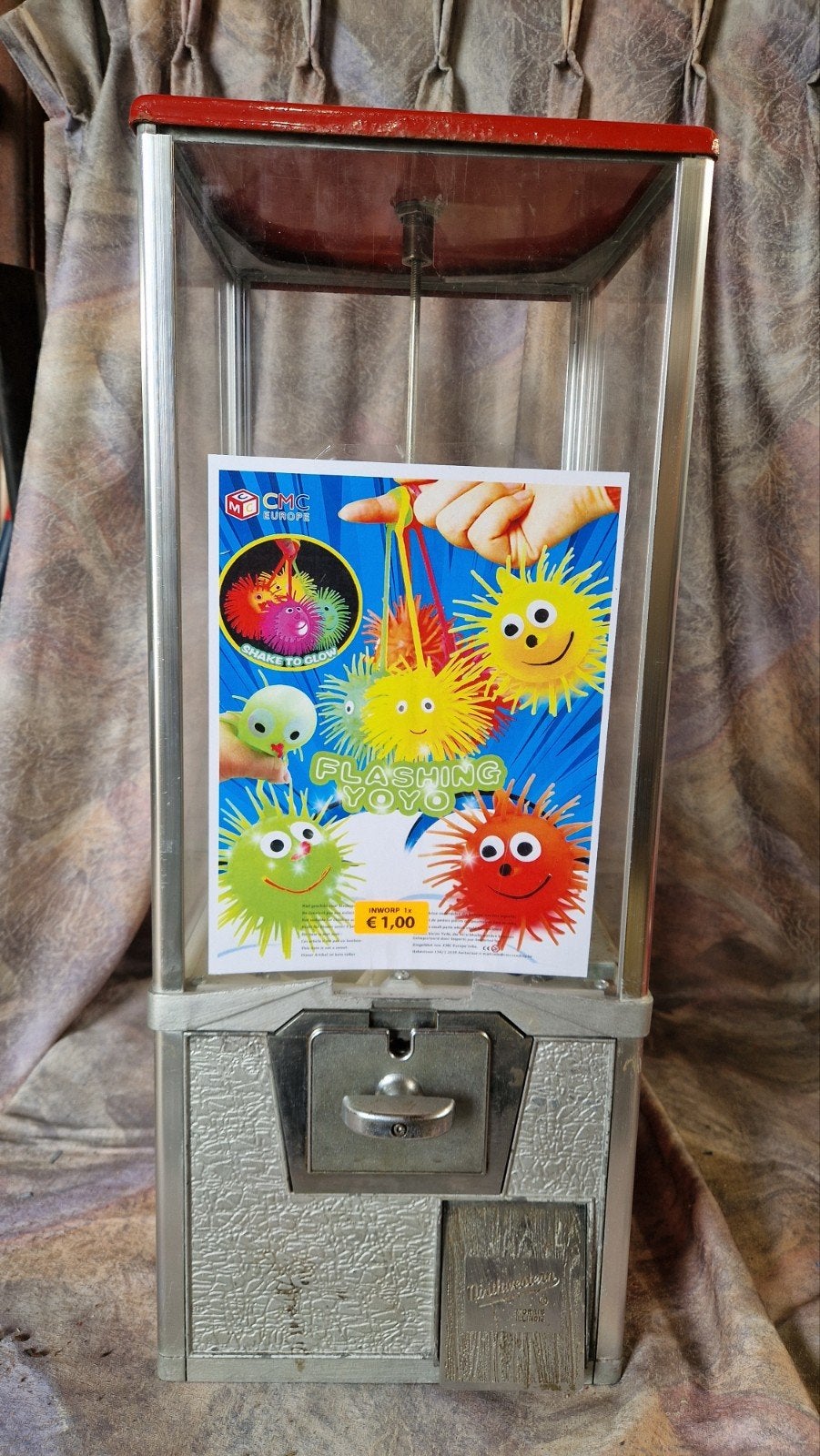 Capsuleautomaat 50/55 mm - Vintage Gumball Machine, Verzamelen, Automaten | Overige, Ophalen of Verzenden, Gebruikt