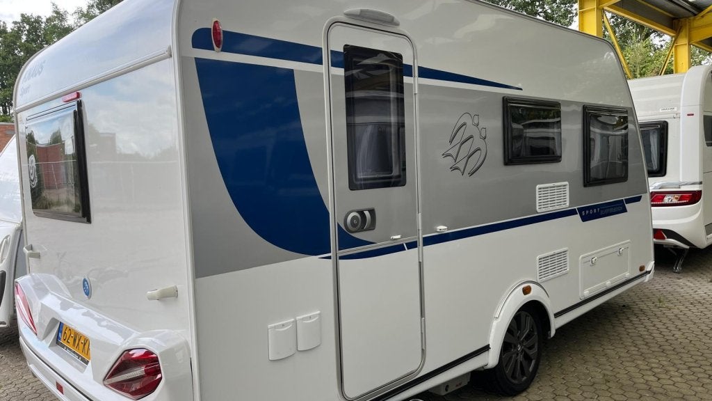 Knaus Sport Silver Selection 420 QD DWARS BED 210CM MOVER, Caravans en Kamperen, Bedrijf, Treinzit, Tot en met 3, Knaus