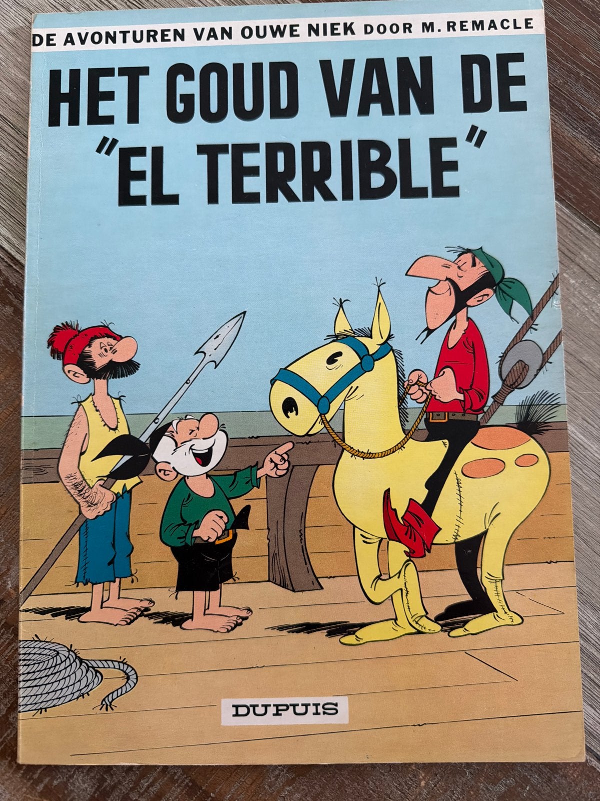 De Avonturen van Ouwe Niek: Het Goud van de "El Terrible", Eén stripboek, Ophalen of Verzenden, Gelezen