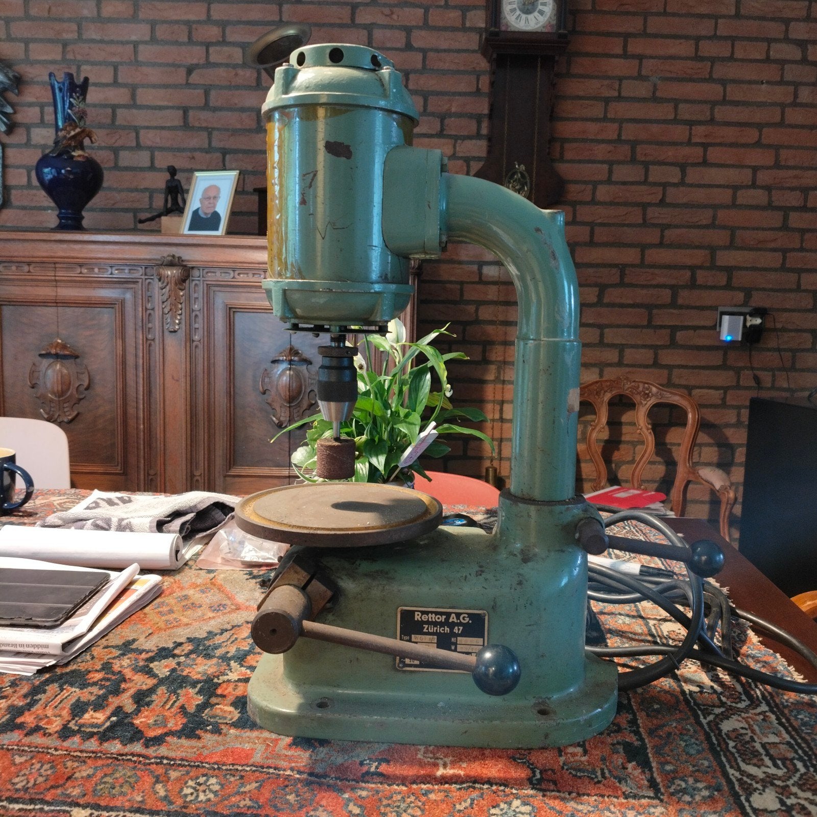 Kolomboormachine Rettor AG WGT 8/2 - 8mm boordiameter, Doe-het-zelf en Verbouw, Gereedschap | Boormachines, Ophalen, Kolomboormachine