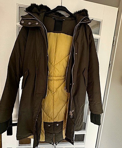 Warme winterjas Airforce Maat S/M, Airforce, Ophalen of Verzenden, Zo goed als nieuw, Maat 36 (S)