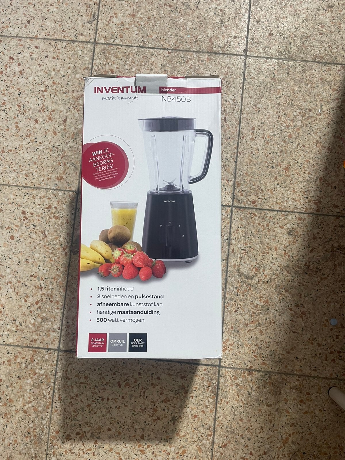 Inventum blender, Ophalen of Verzenden, Zo goed als nieuw, Blender