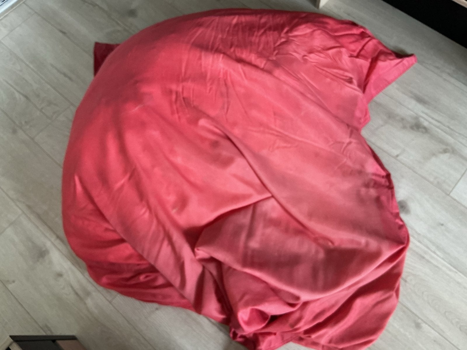Fatboy zitzak rood, Huis en Inrichting, Zitzakken, Ophalen, Gebruikt, Rood, Zitzak